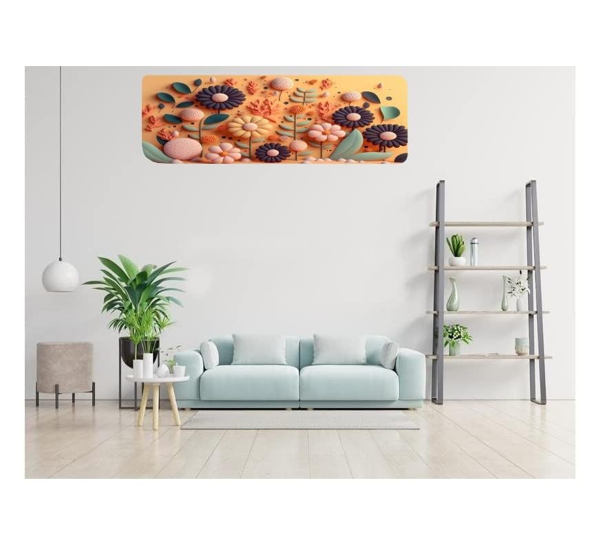 Image of DARSHANAM WORLD Beatiful Designer Ac Cover / / Cutest Printed Air Conditioning Dust Cover For Indoor & All Type AC Split Covers / / Colorfull Folding Designer Ac Cover (3D Flower 1.5 Ton)