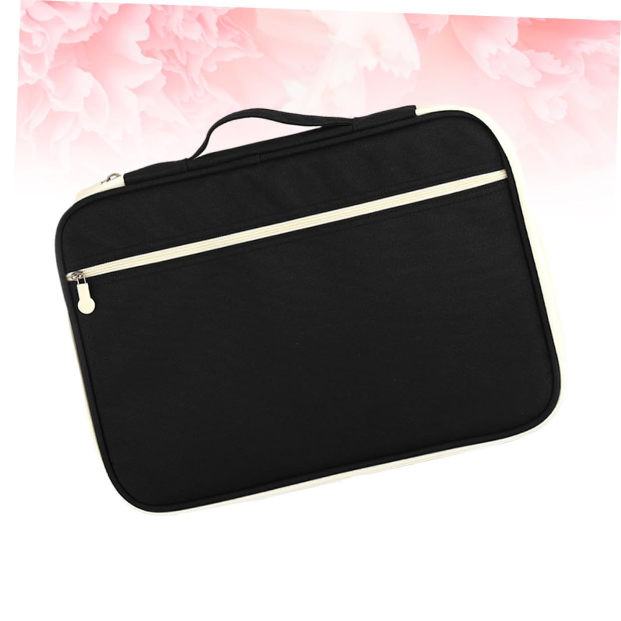 Gatuida Borsa Porta Documenti A4 Oxford Nero, Organizer Portfolio da Lavoro per Uomo e Donna, per Casa e Ufficio Ampio Spazio e Chiusura a Zip