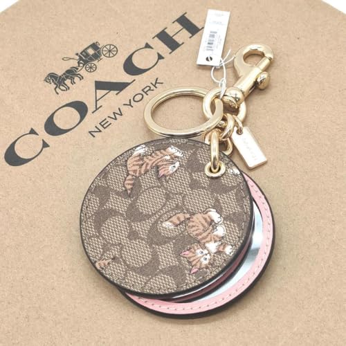 [COACH] ミラー付きキーホルダー バッグチャーム (犬) CC477 cc477sva47.jpg