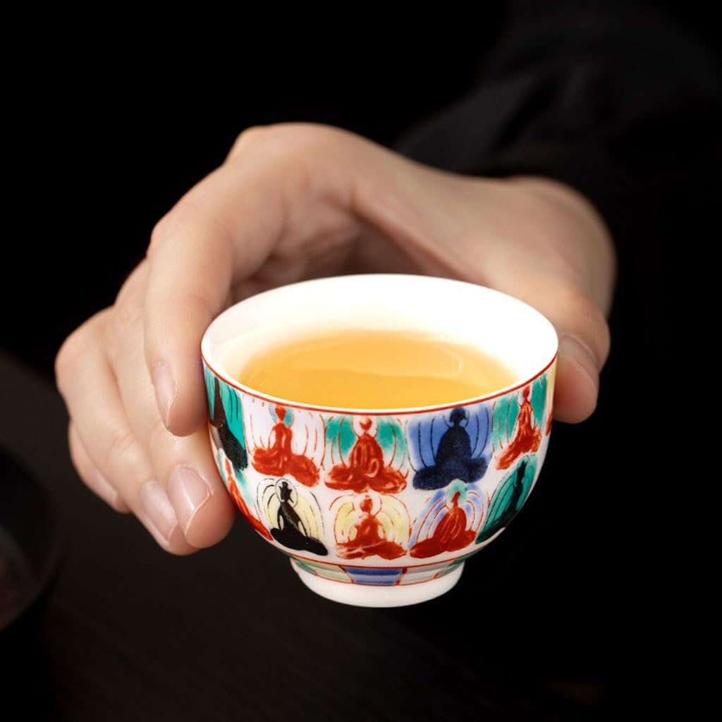 Kubek do herbaty ceramiczny domowy kubek do herbaty wykwintny kubek dla gospodarza osobisty pojedynczy kubek Kung Fu zestaw do herbaty kubek do herbaty pojemnik do namaczania