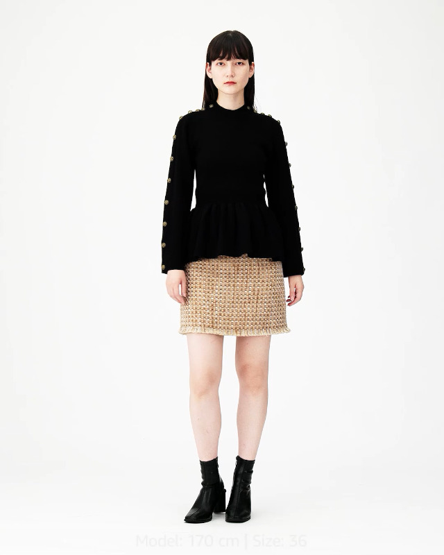 Amazon.co.jp: [ダブルスタンダードクロージング] Sov.SNOWYペプラム  