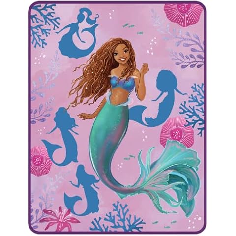 Franco Ariel The Little Mermaid Throw Cover