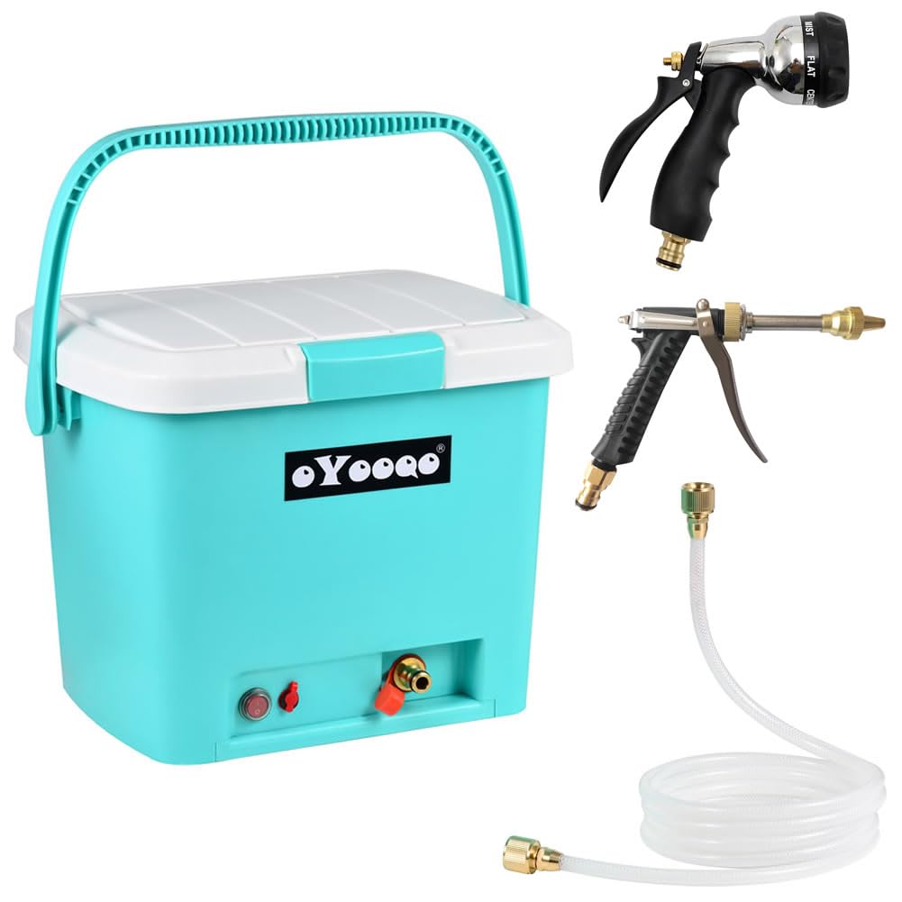 Electric Portable Shower,5 Gallon Rinse kit pro,Portable Camping Shower,Pump Shower,Portable Outdoor Shower for RV Travel, Beach Cleaning, Camping Shower, pet Shower, Simple car Cleaning