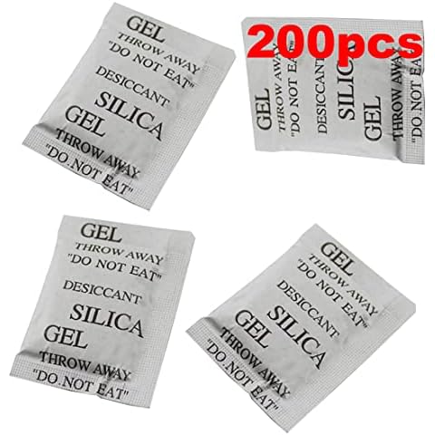 Weriirew 200 Sachets DéShydratants De Sachets De Sachets De Gel De Silice Desséchants (1g/Sachet) Cover
