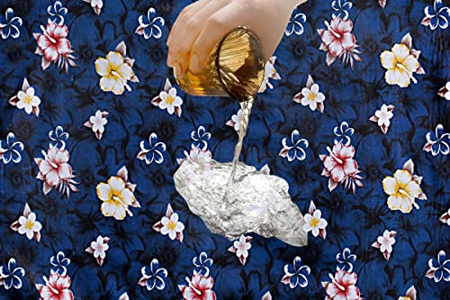 Image of The Furnishing Tree PVC Waterproof Microwave Oven Cover Compatible for 20 L Solo 20PM-MEC1 Floral Pattern Blue