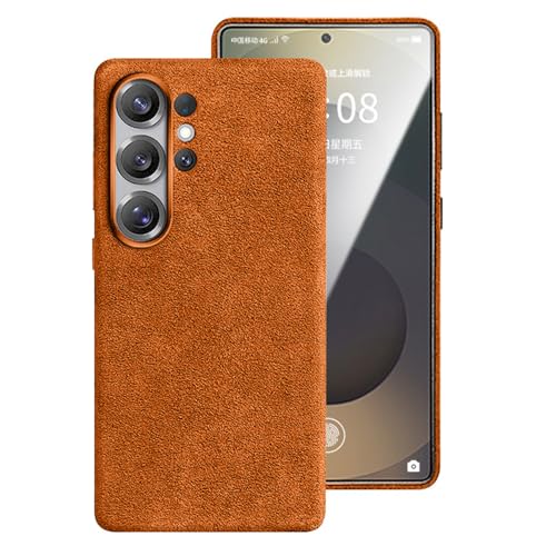 For Samsung Galaxy S26/S26 Plus/S26 Ultra�p���U�[�P�[�X�A�V���[�g�v���b�V�����C�����X�[�d�J�o�[�A�J�����ی�g�����X�����V�F��(Orange,S26 Ultra)