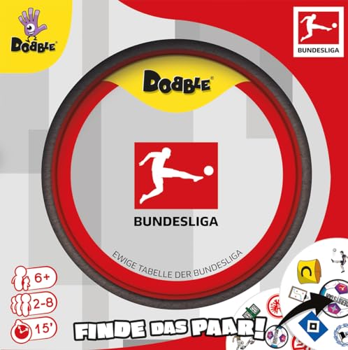 Zygomatic, Dobble Bundesliga, Familienspiel, Kartenspiel, 2-8 Spieler, Ab 6+ Jahren, 15 Minuten, Deutsch – Bild 3