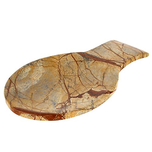 Handmade Natural Stone Cheeseboard - 27 x 19 CM Server for Cheese - Artisan Crafted in India