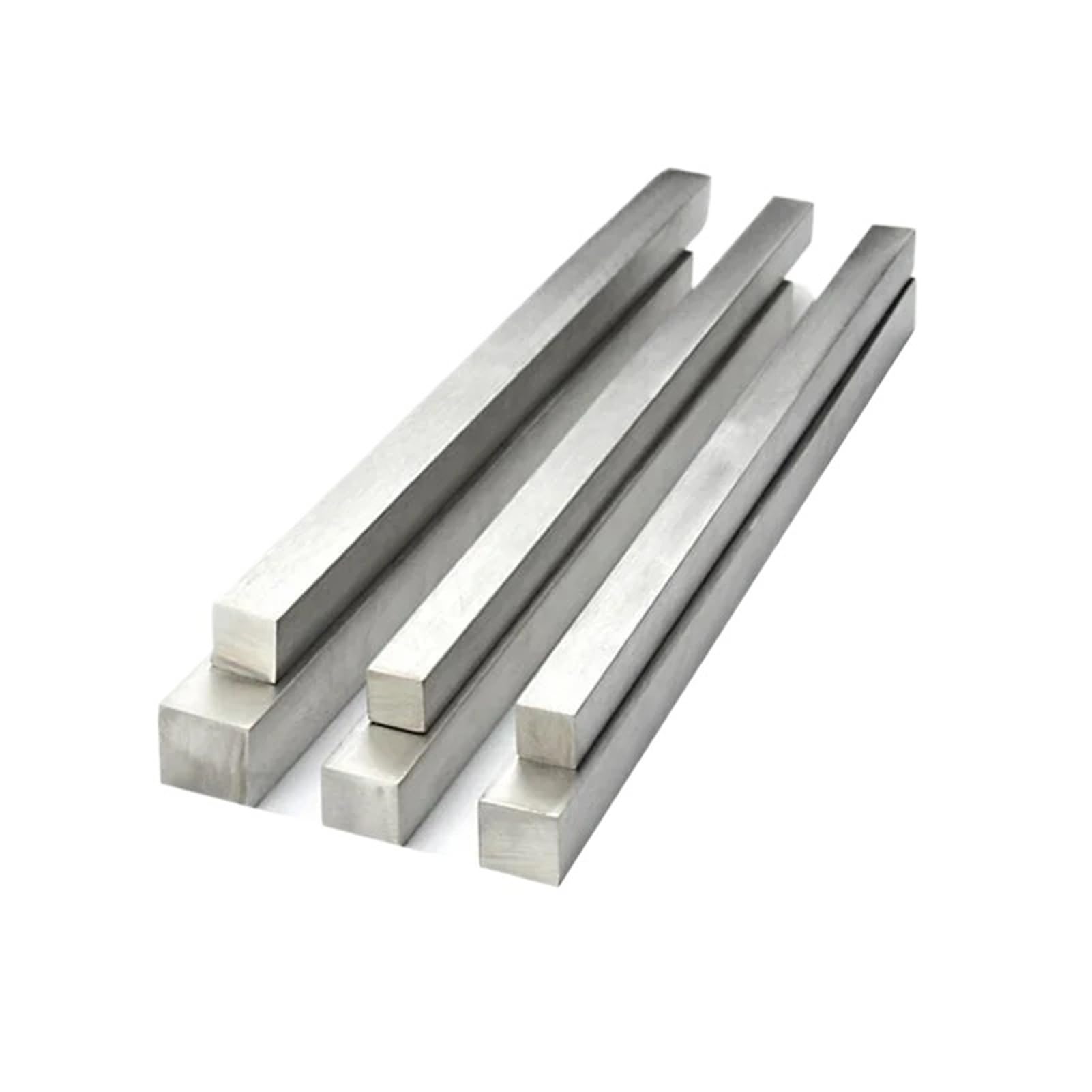 Barra quadrata acciaio inossidabile 304 500 mm 8x8x1,5 mm 20 mm