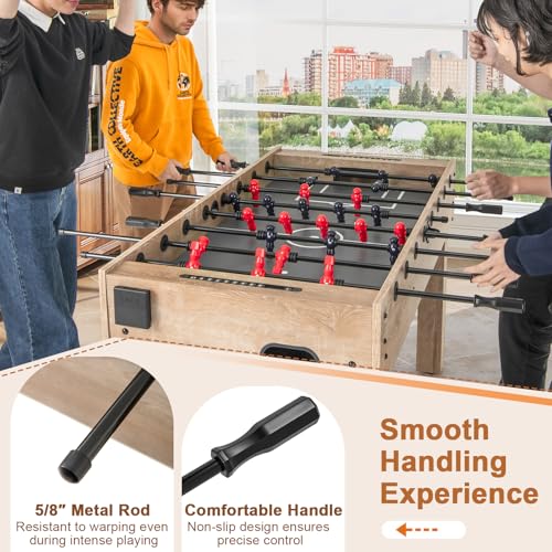 Goplus-54-Foosball-Table-for-Adults-Full-Size-Competition-Soccer-Game-Table-with-Legs-2-Balls-2-Foldable-Cup-Holders-Arcade-Table-for-Kids-Teens-Home-Family-Game-Room-Office-Party Goplus 54 Foosball Table for Adults Full Size Competition Soccer Game Table with Legs 2 Balls 2 Foldable Cup Holders Arcade Table for Kids Teens Home Family Game Room Office Party