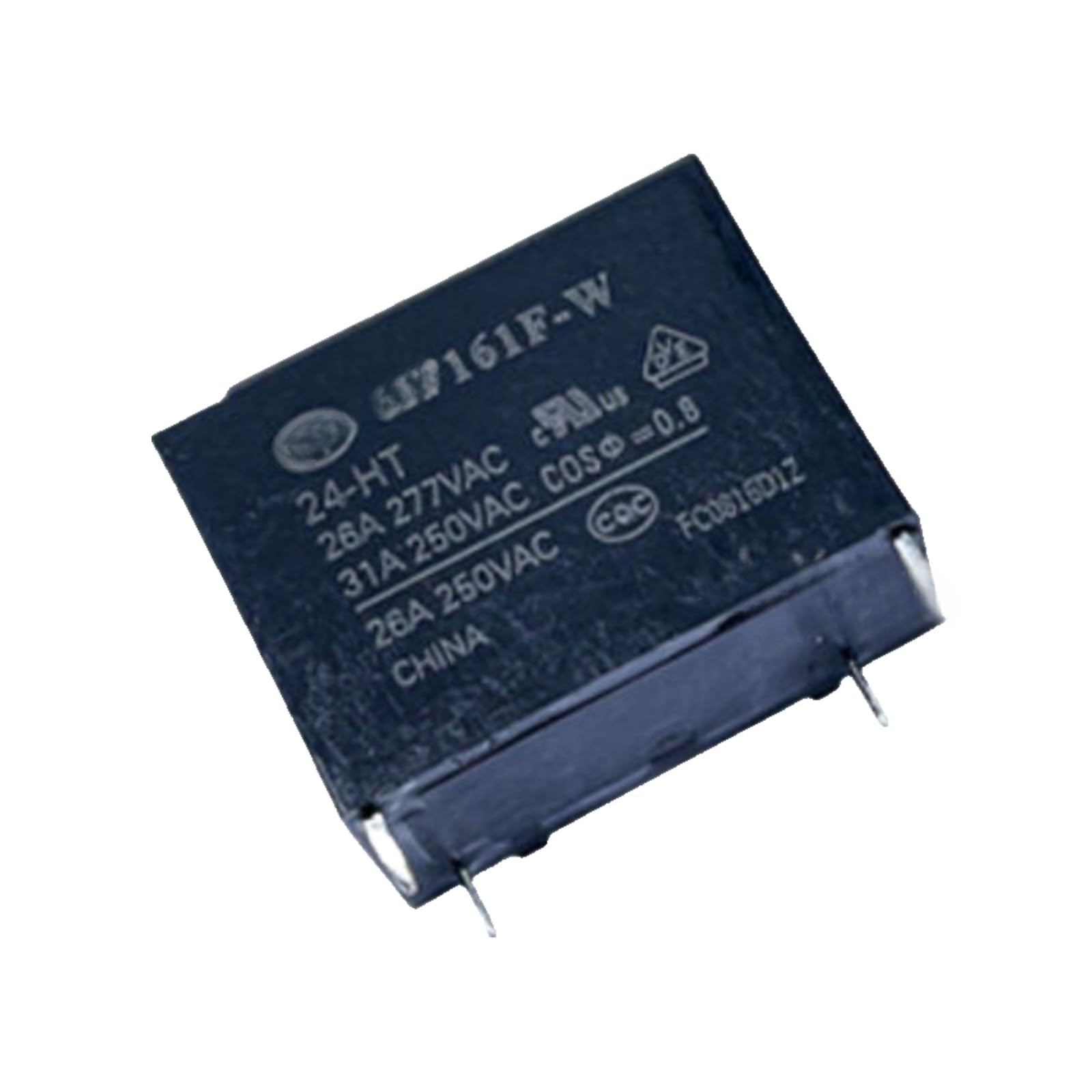Relais 24VDC HF161F 24-HT Composant Haute Fiabilité 26A Durable - 2