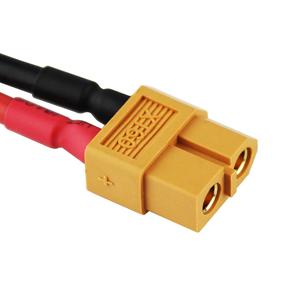 OliYin 3pcs EC2 Mâle à XT60 Femelle Adaptateur Connecteur Câble avec 1.96 Pouces / 5cm 16awg pour Batterie RC Lipo (Pack de 3