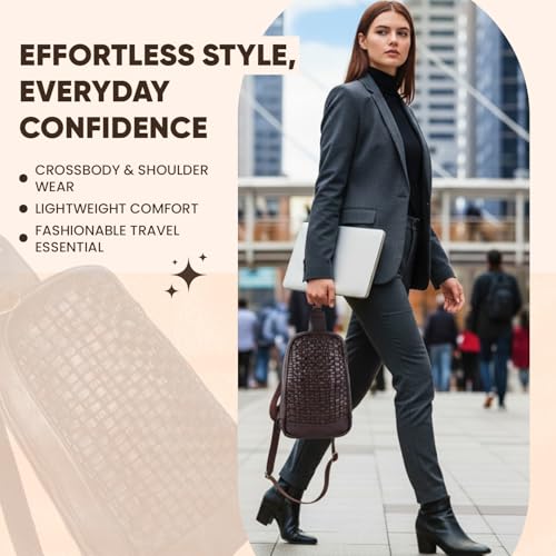 Sac en cuir véritable l'esprit d'aventure et de liberté