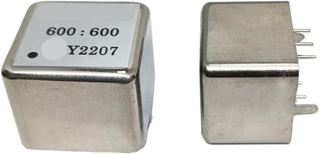 MeLphi 1 PCS 600:10K 10k:10k Audio Signal Step-up Isolation Transformer 4 Times Amplified Audio Microphone 500V (Color : 600 600 1 1 1 1, Size : 2207 Square)