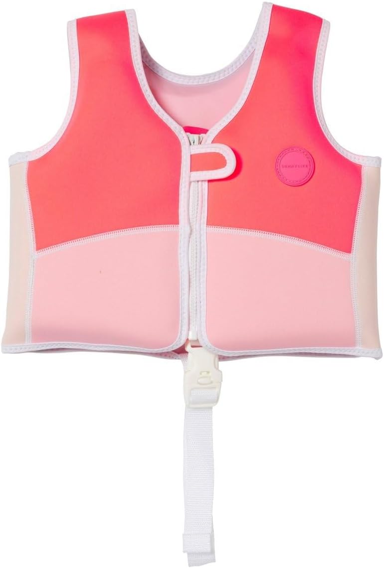 SUNNYLiFE Swim Vest - Constructed with Neoprene Plus a Secure Front Zip and Develop Water Confidence. | Toddler Swim Vest