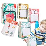 Malheft auf Wasser – Lernkarten Alphabet Kindergarten | Malbuch auf Wasser wiederverwendbar – ideal für Mädchen Jungen zu Hause Schule Reise Auto Geburtstag Party