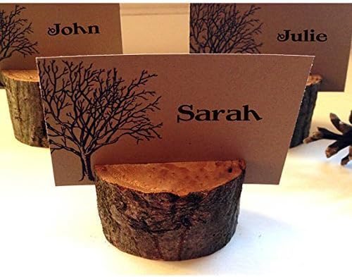 50 Wedding wood escort/place card holder
