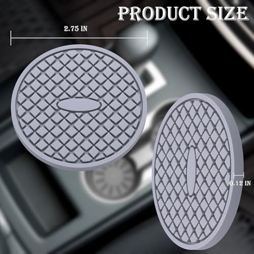 Juego de 4 Posavasos de Silicona para Auto miniatura 2