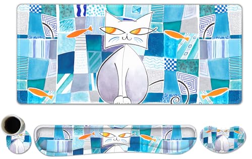 Nxzgo Gaming Mauspad Set mit Handgelenkauflage f39d86b5-a6bd-4ce3-8834-3f6098f68d25