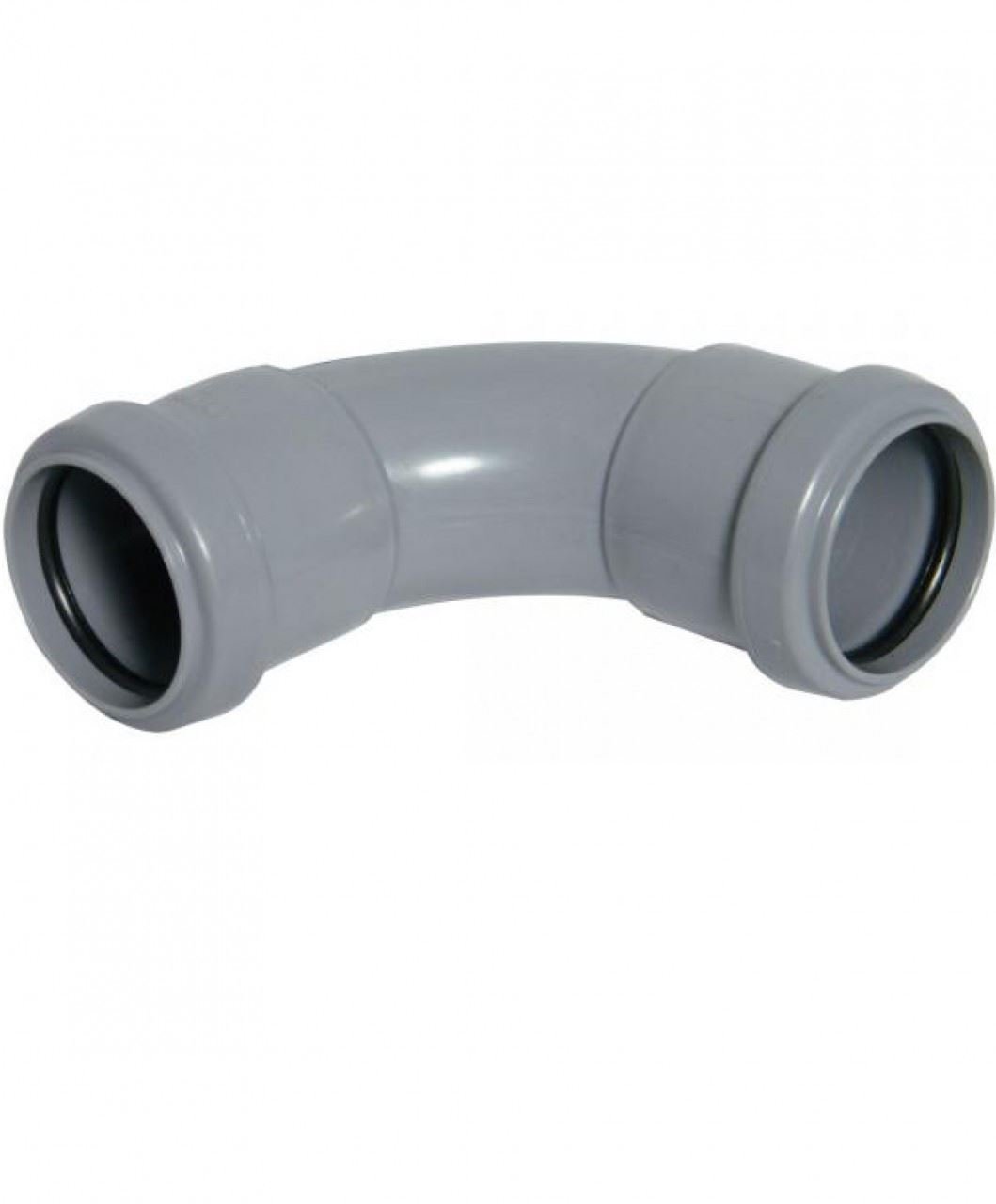 FLOPLAST 32mm Grey Pushfit Waste Pipe Bend