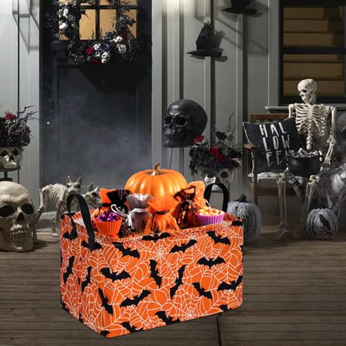 Image of Rectangle Gift Shelf Nursery Storage Basket Laundry Hamper Storage Box and Bins for Home Clothes with Handles