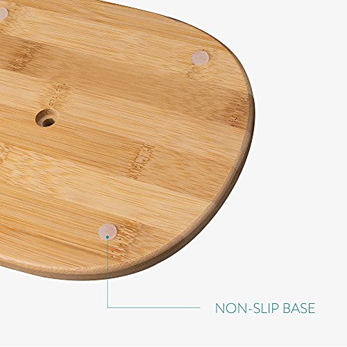 Navaris Metal Jewellery Tree Stand - Organiser Hanger Display Holder with Wooden Dish Base to Store Necklaces, Bracelets, Rings, Accessories - Large - Cosy Home Interiors Navaris Metal Jewellery Tree Stand - Organiser Hanger Display Holder with Wooden Dish Base to Store Necklaces, Bracelets, Rings, Accessories - Large - Image 8