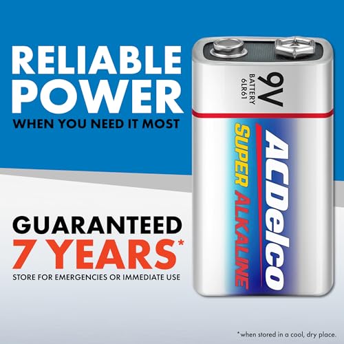 ACDelco 9V Batteries, Maximum Power Super Alkaline, 8-Count, 7-Year Shelf Life - image 4