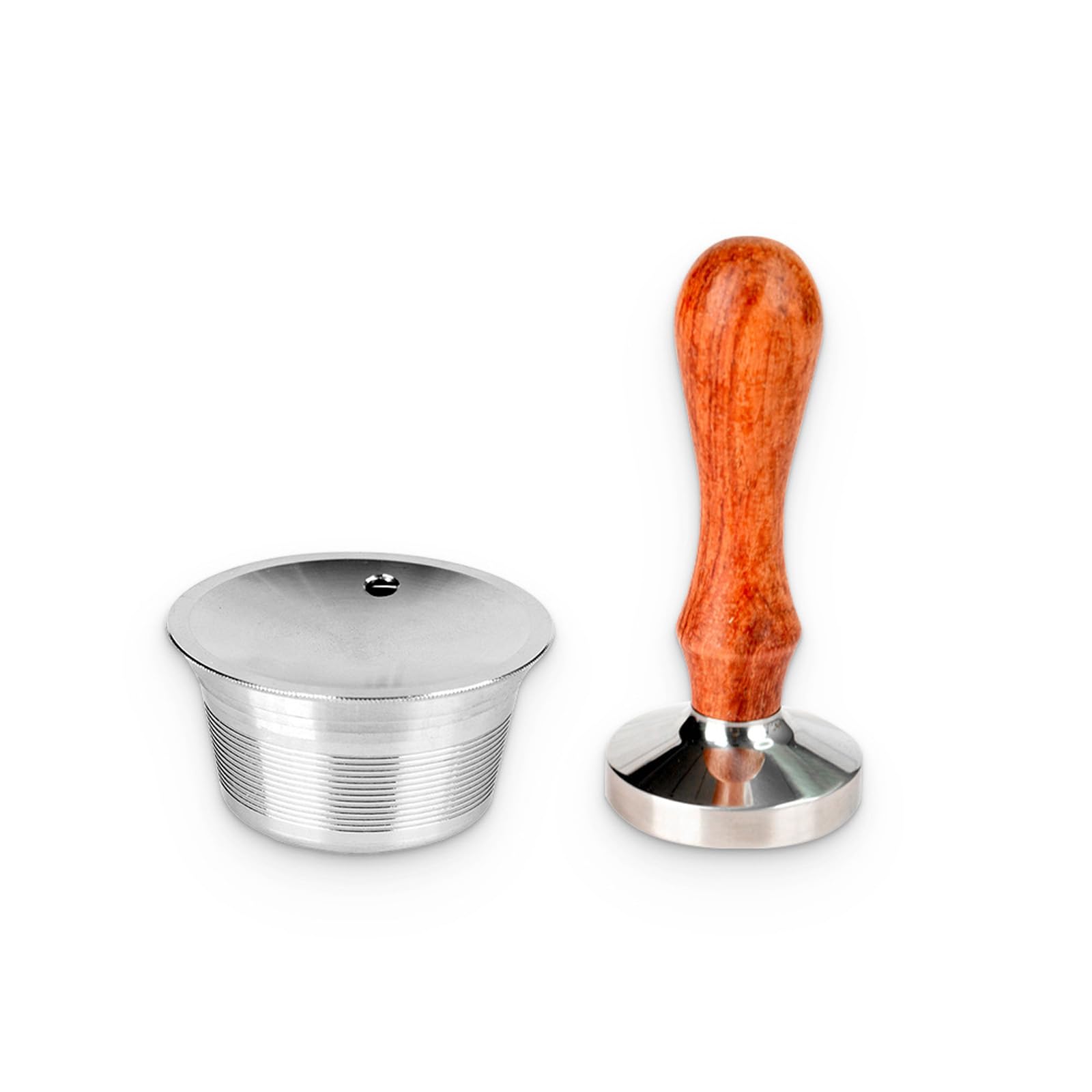 ERRORY Pods Cup Stainless Steel Espresso Concentrate Container Coffee Tamper for Espresso Machines Home Use Coffee Tamper