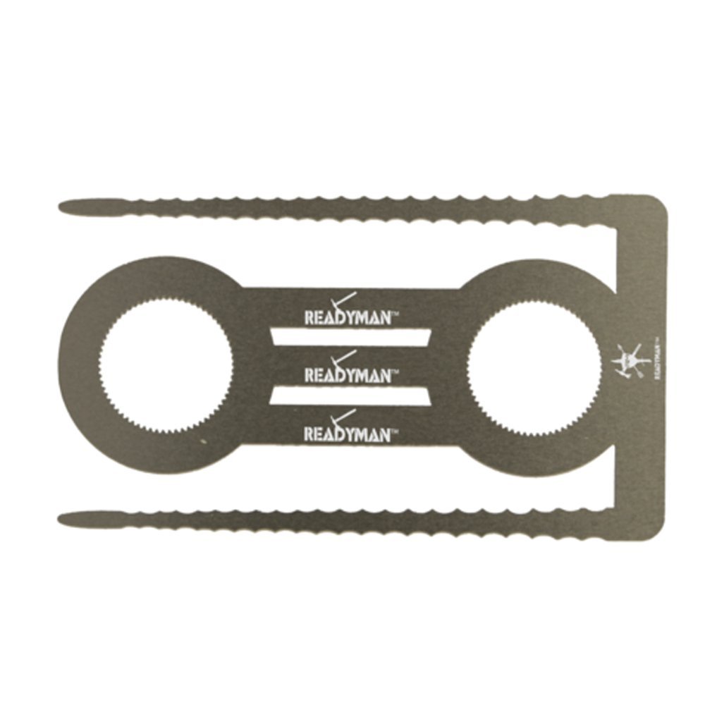 The Original Campfire Skewer Survival Card | Great for Survival, Camping, Off Roading, Boating, EDC Gear | Perfect Prepper Present | Fishing, Hunting, Hotdog Stick, Camp Cooking