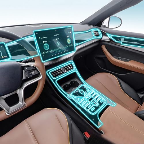 Film protecteur PPF-TPU pour console BYD Qin Plus 2021-2023