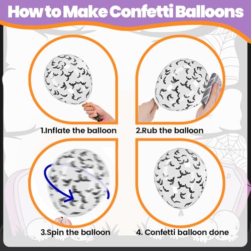 Image of Halloween Balloons,12 Inch Pink Orange and Black Balloons for Pink Halloween Baby Shower Birthday Wedding Engagement Gender Reveal Party Decorations