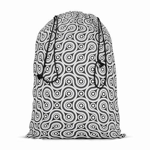 Image of ArtzFolio Infinite Line | Reusable Sack Bag | Bag for Gym, Storage, Vegetable & Travel