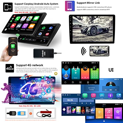Radio doble din para Volkswagen Passat B5 2000-2005 con Carplay y Android Auto miniatura 6