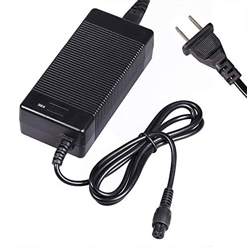 Mouow UL 42V 1.5A AC/DC Charger PowerFast 3-Prong Inline Connector for 36V Pocket Mod, Sports Mod Lithium Battery, Battery Charger