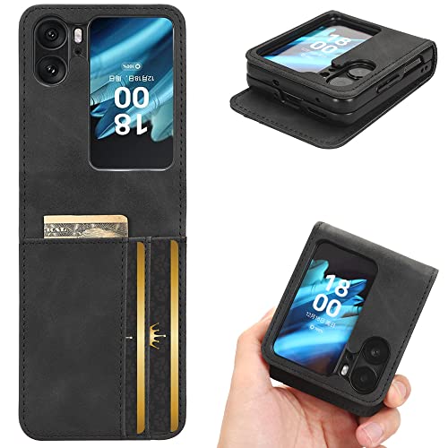 Custodia OPPO Find N2 Flip design apribile, leggera e resistente, apertura e chiusura senza ostacoli, supporto video pieghevole, telefono cellulare con 2 slot per schede, 1 cornice per foto, 1 portafoglio e un porta carte staccabile.