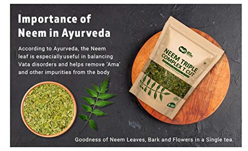 Way4Organic Neem Bundle Of Neem Bark Powder And Neem Triple Complex Tea #TOP7