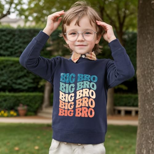 Toddler Boys Big Brother Sweatshirt Kids Long Sleeve Brother Matching Outfit Clothes 2-7 Years3