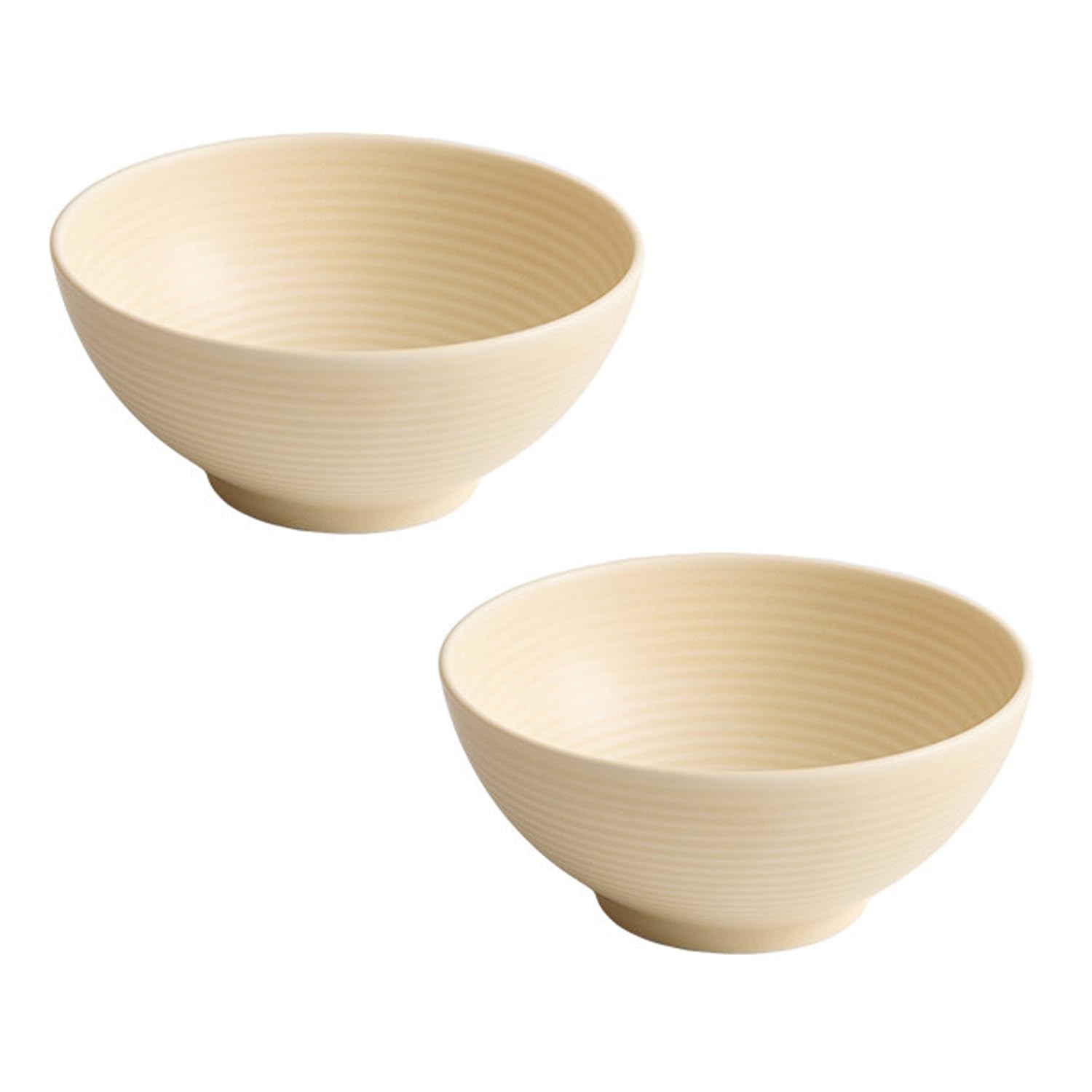 YTSMZX Large Soup Bowls Set of 2 Ceramic Bowls for Kitchen Deep Bowls for Cereal Salad Fruits Noodle Dishwasher Microwave Safe Easy Clean,470ml,White