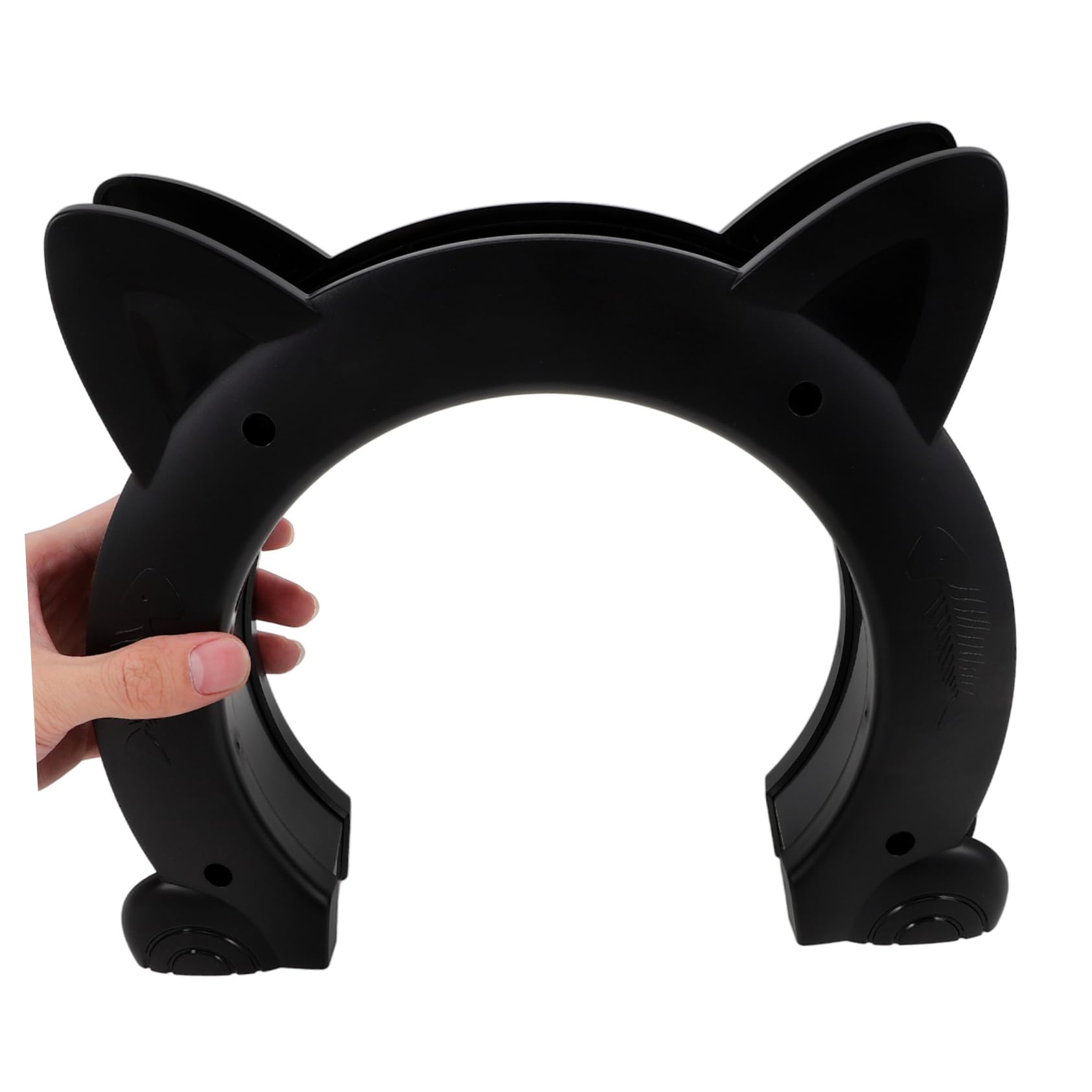 Kunststoff Katzentür Für Haustiere Innentür Für Katzen Und Kleine Hunde Katzentürhalter Mit Dekorativem Design Haustier-innentür Einfache Montage