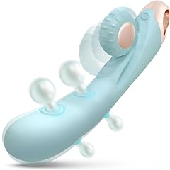 Rabbit Vibrator Dildo Sex Toys - 8 Dual Flapping 8 Following Stimulate C-Spot Vibration 7 Dildos Vibrating Adult