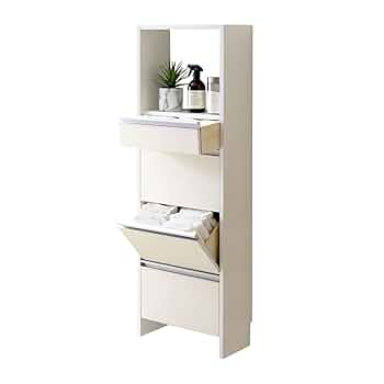 Amazon｜川口工器 ランドリー収納 薄型 ラック サニタリー