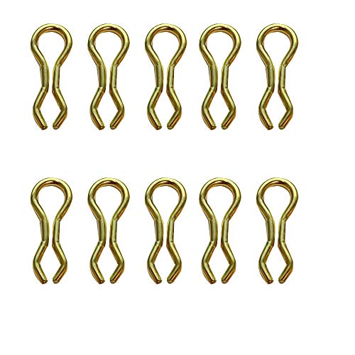 100 Pieces Long Brass Sinker Eyes-Eyelets for Hilts Do-It Lead Weight Molds-Size 9.3mm/7.3mm/6.3mm (3#-OD-9.3mm-100pcs)