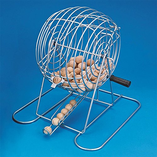 Cage de bingo métallique fluide pour un tirage au sort automatique parfait