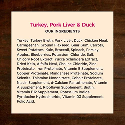 Image of Wellness CORE Natural Wet Grain Free Canned Dog Food, Turkey, Pork & Duck, 12.5-Ounce Can (Pack of 12)