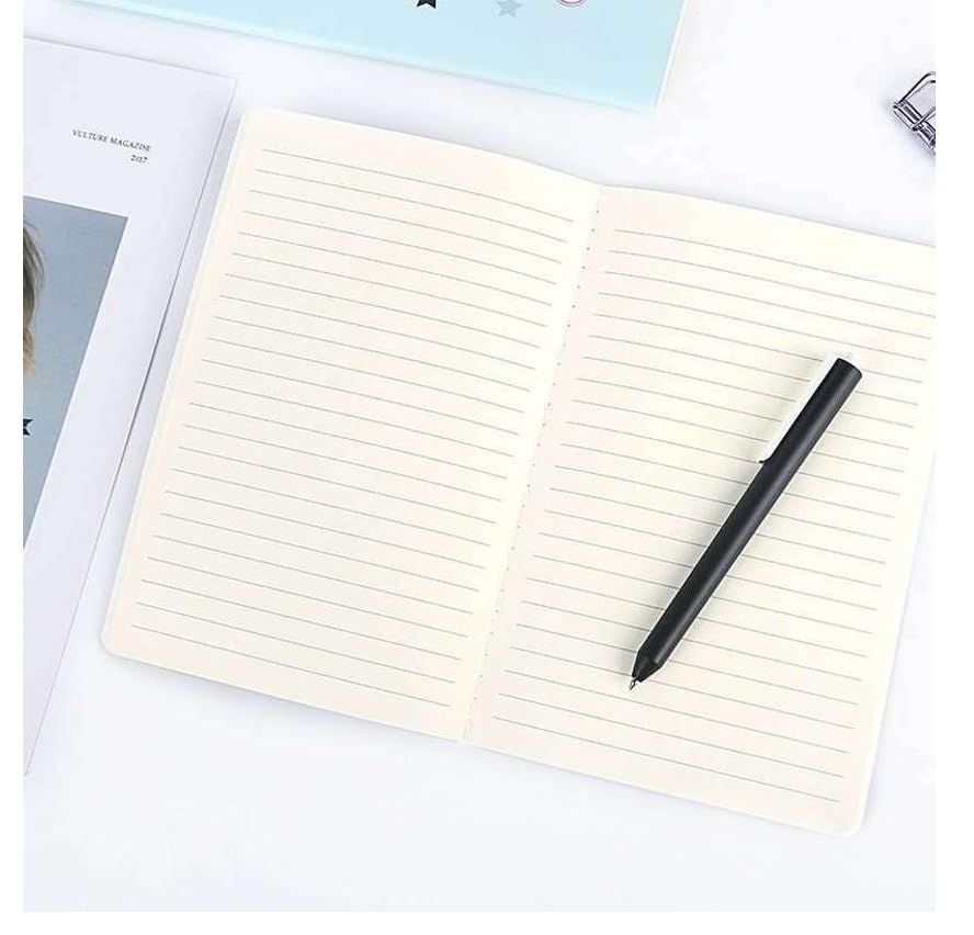 Image of Eclet 2Pcs Diary for Kids A6 Dairy 160 Ruled Pages Notebook for Kids Pocket A6 Notebook Hardbound Small Return Gift Set Ruled Personal Diary for Girls 160 Pages