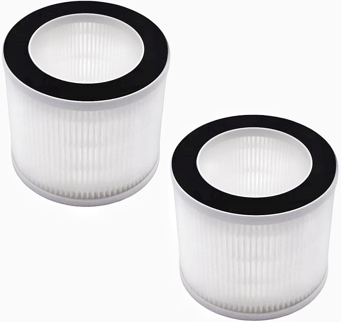 Replacement HSE200 True HEPA Filter Compatible with Hathaspace Hse200 Air Purifier, High-Efficiency Filter Filtration Odor, Dust Smoke, Pollen, 2-Pack