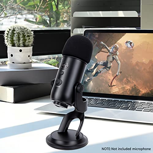 Image of Microphone Foam Mic Windscreen Cover for Blue Yeti, Yeti Pro Microphones, Blue Yeti Pop Filter Wind Shield by SUNMON (Black)