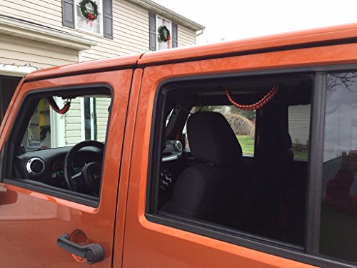 Paracord Grab Handles For Wrangler Jk 2007-2017, Many Colors, Set Of 4 Handles, Silver #TOP7