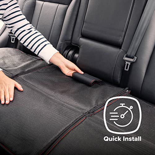Image of Diono Ultra Mat Fits3 Across Extra Large Car Seat Protector for Complete Protection Against Dirt & Scratches, Crash Tested, High Strength, Water Resistant with Thick Padding for Durable Protection