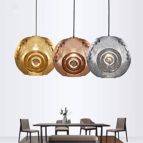 Chandelier cage E27 en fer forgé doré pour en finir avec les salons sombres